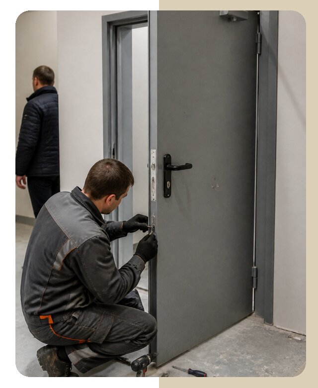 Ремонт противопожарной двери в Бугульме по цене 6570 р. | ДвериЛегко-Бгл