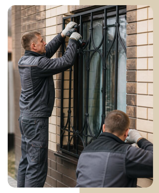 Установка решеток в дом в Бугульме по цене от 3538 р. | ДвериЛегко-Бгл
